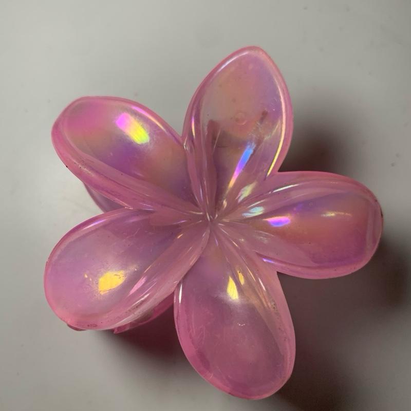 Kẹp tóc nhựa hình bông hoa - phụ kiện tóc