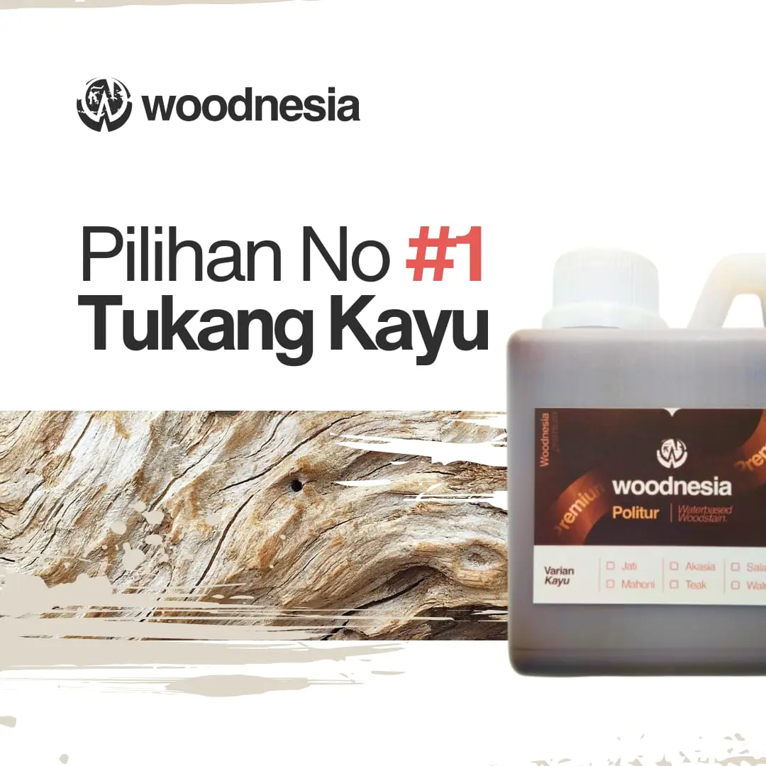 Plitur Politur Air Waterbased Seperti Propan Mowilek Woodnesia Premium 500gr
