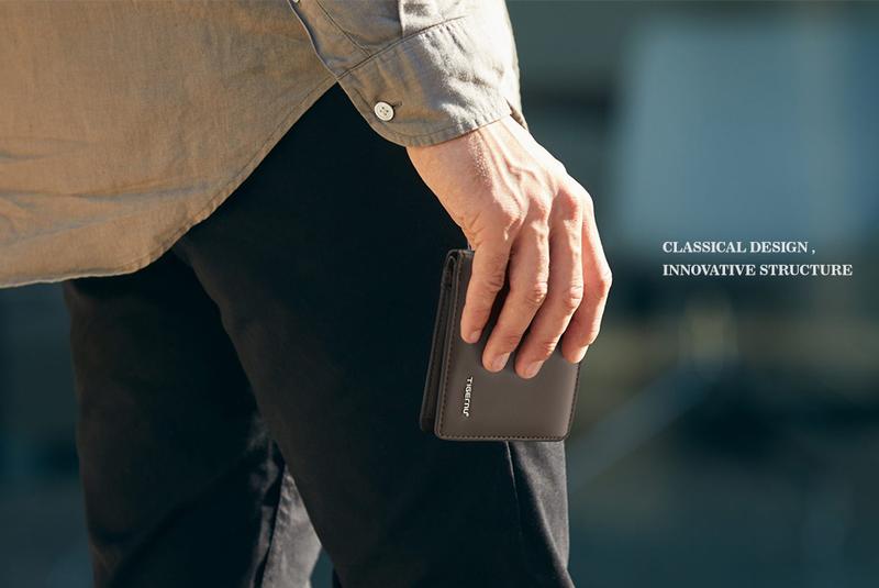 Product Introduction of Tigernu Men's Wallet PU Leather Purse Fashion Men Short Wallet Business Coin Pocket Credit Card Holder Male Small Money Bags With Gift Box Member Price T-S8008 10