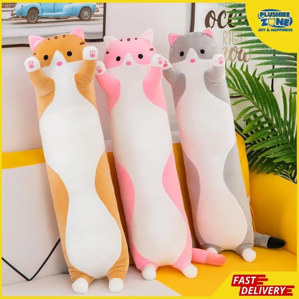 [PZ] Boneka Kucing Plushie Bantal Peluk Anak Patung Kucing Comel Children Bolster 50cm-130cm