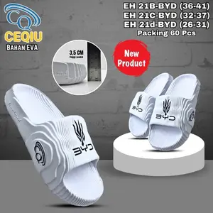 Sandal selop karet BYD - sandal karet ceqiu EH 21 untuk usia anak sampai dewasa