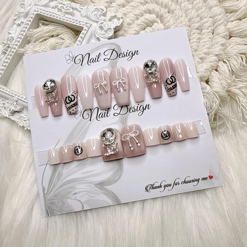  Nailbox móng giả T21 thạch hồng mắt mèo 