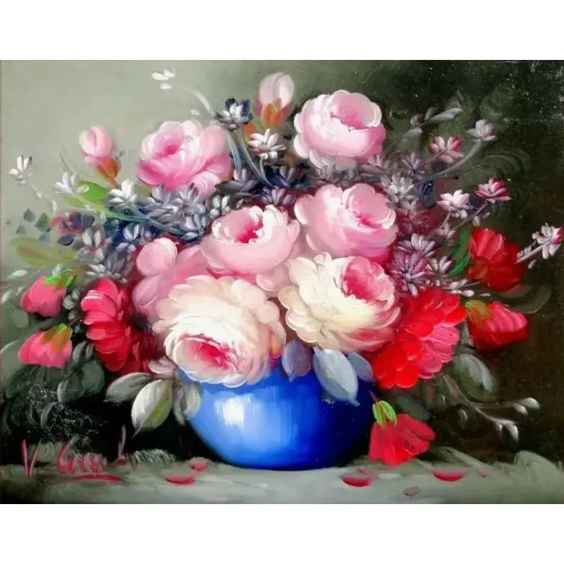 DIY Lukisan Berlian Full Drill Diamond Painting Ukuran 30x40cm