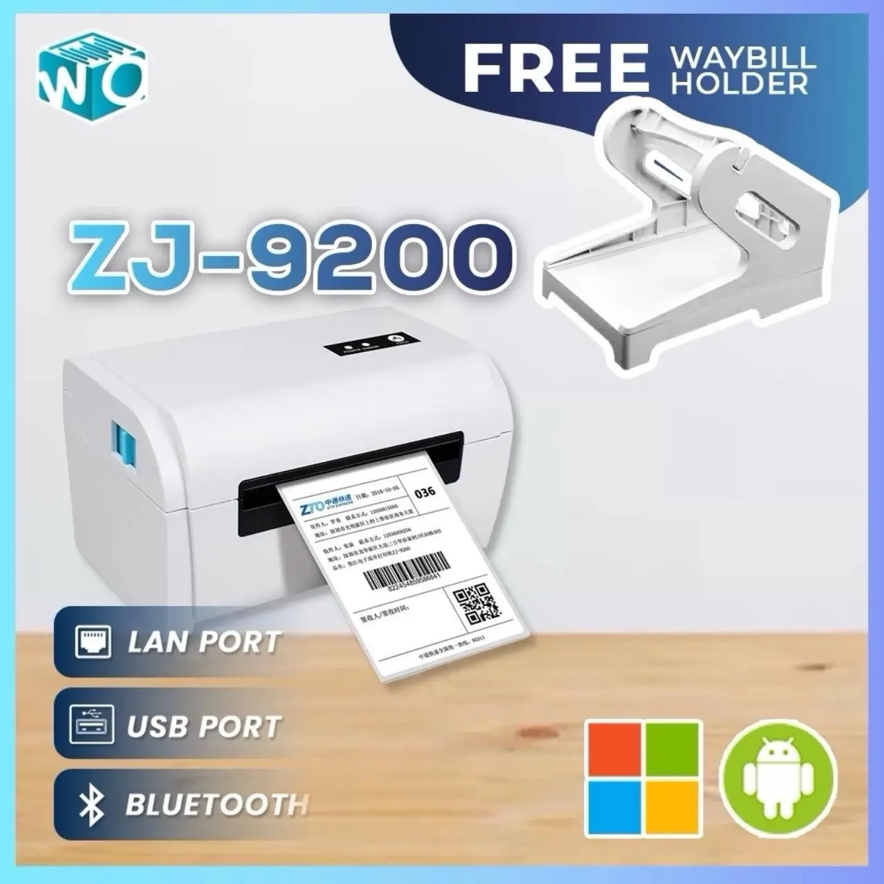 OFFICOM / VOZY T1 ZJ9200 OC-9200BL Waybill Printer A6 Bluetooth