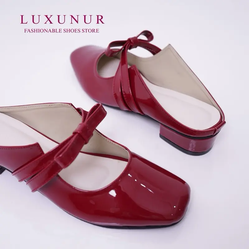 Sandal  wanita hils - Syaqila LUXUNUR wanita hak tahu  santai nyaman 4