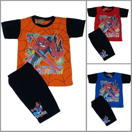 Kaos anak Setelan cowok Murah 100rb 5pics. Baju Motif 2