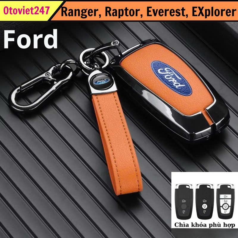  Ốp Chìa Khóa Ford Ranger Raptor Everest Explorer Hợp Kim Phối Da – Đẹp Mạnh Mẽ Bảo Vệ Xứng Tầm Xe Bán Tải 