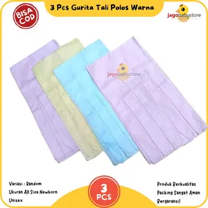 3 PCS Gurita Tali Bayi / Gurita Bayi Ikat Polos Berwarna