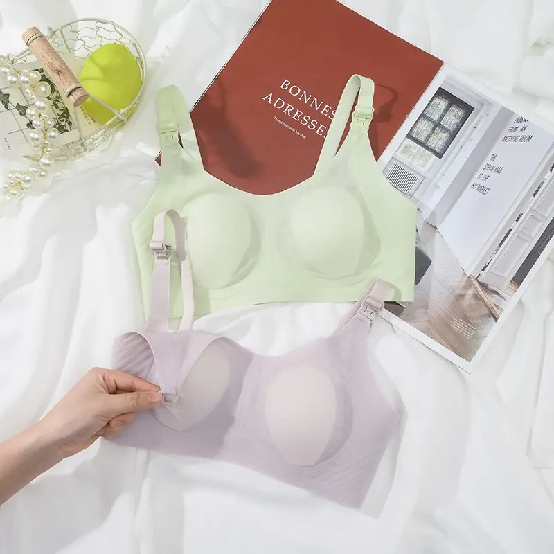 Bra Menyusui Tanpa Kawat Mulus Cup B/C Kait 3 Bra Sederhana Maternity 4
