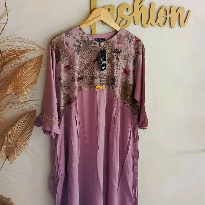 Daster 3/4 motif dada rayon premium by Tanisah 5