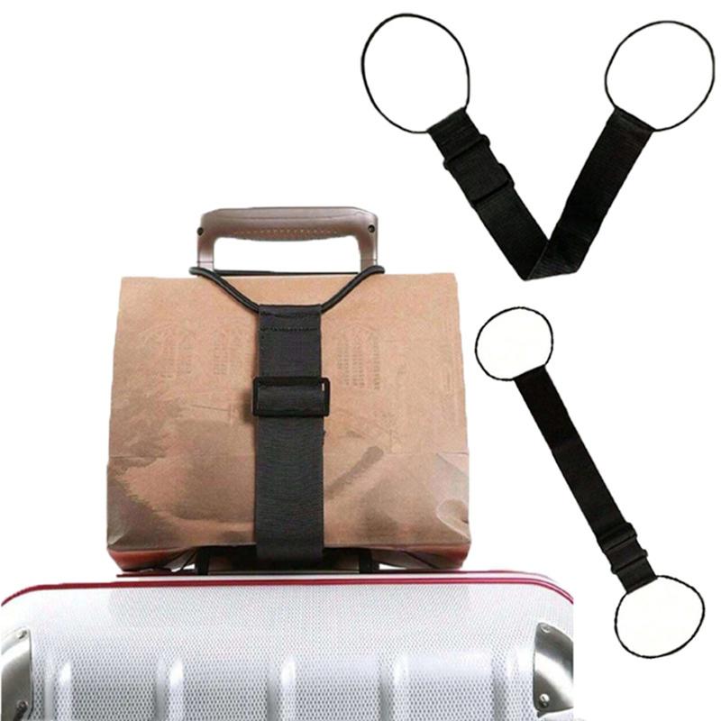 Dây Đeo Buộc Đóng Gói Hành Lý Có Thể Điều Chỉnh 1 Chiếc, Dây Đeo Cố Định Túi Du Lịch, Thắt Lưng Hành Lý, Dây Đeo Vali, Dây Đeo Người Vận Chuyển, Phụ Kiện Du Lịch, Dây Đeo Mang Theo