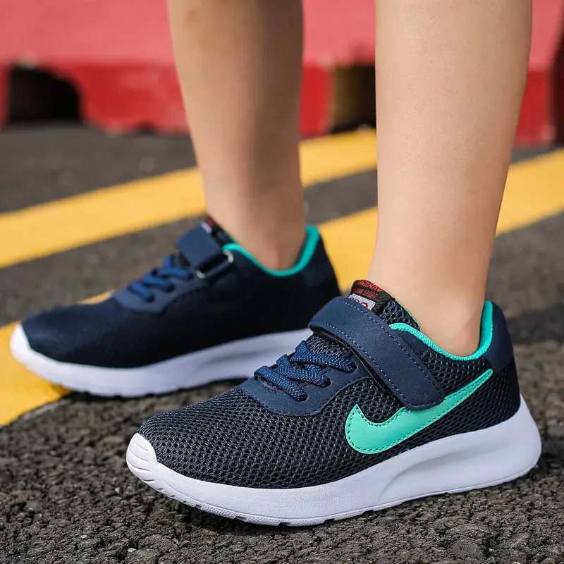 Giày Trẻ Em, Giày Lưới Thoáng Khí Mới Mùa Thu 2024, Giày Chạy Bộ Lưới Flyknit, Giày Hợp Xu hướng Giày Thể Thao Bé Trai Sneaker Sport 3