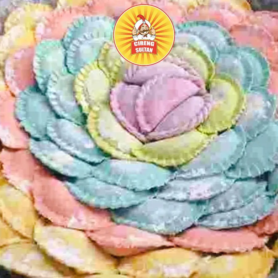 Cireng Bunting isi Mozarella + Ayam Mercon