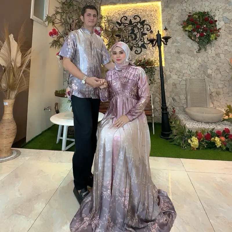 (SET COUPLE) Nazwa Abaya Hareem Dress & Koko Lebaran 5