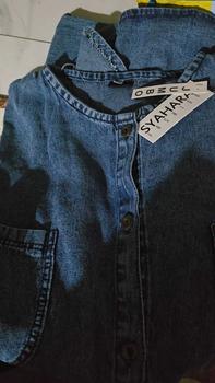 Product Review of Setcel - A03 SYEHAL COLLECTION- Oneset / Setcel Kemeja Wanita Full Jeans - Setelan Pakaian Wanita Denim Baju Panjang from p**a 1