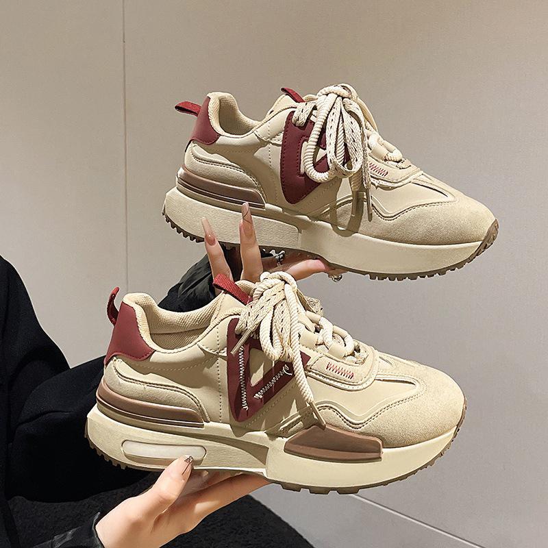 Zealo.Shoes 343 Sepatu Sneakers Wanita Fashion Shoes Sport Shoes Sepatu Kets Karet Tali Casual Olahraga Cewek Kasual 2