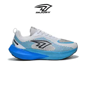 Injury Estevao Sonic 1 White Tosca - Sepatu Olahraga Running Lari Pria Wanita Kasual Senam