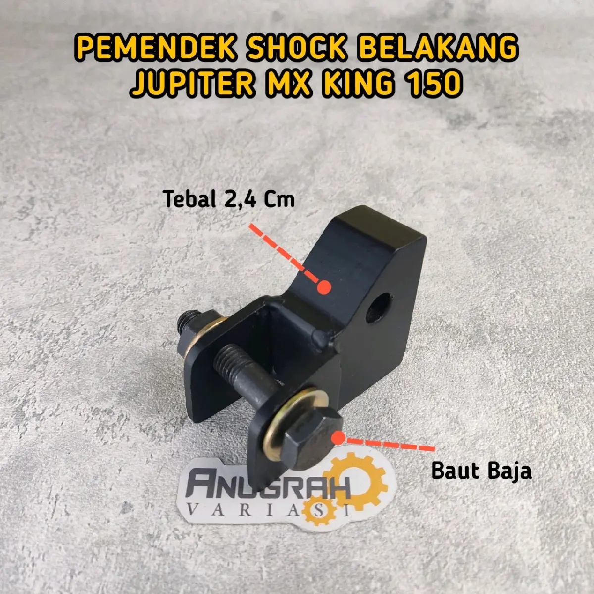 Penurun Shock Belakang Mx King Baut Baja Pemendek Shock Belakang Mx King Pnp Monoshock Jupiter Mx King 150