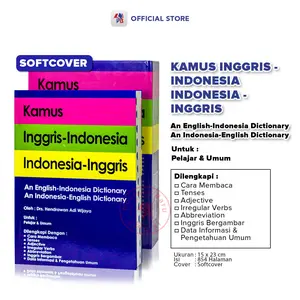Kamus Bahasa Inggris / Kamus Inggris - Indonesia / Indonesia - Inggris Soft Cover / Hendrawan / Pustaka Baru Press - PB