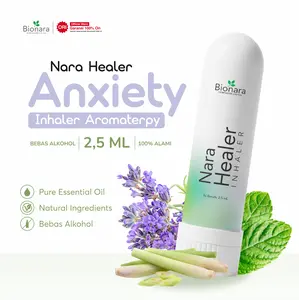 NARA HEALER Inhailer Aromaterapi | Atasi Anxiety inhaler minyak essential Inhaler Anxiety Herbal Anak Ibu Alami Hamil Belah Samping Sinusitis