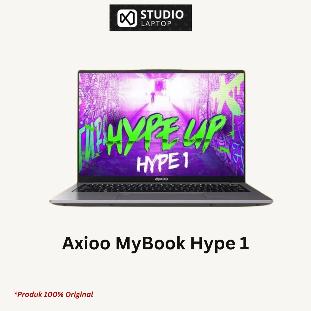 Axioo Mybook Hype 1 Intel N4020 Ram 4GB Storage 128GB 14" HD W11