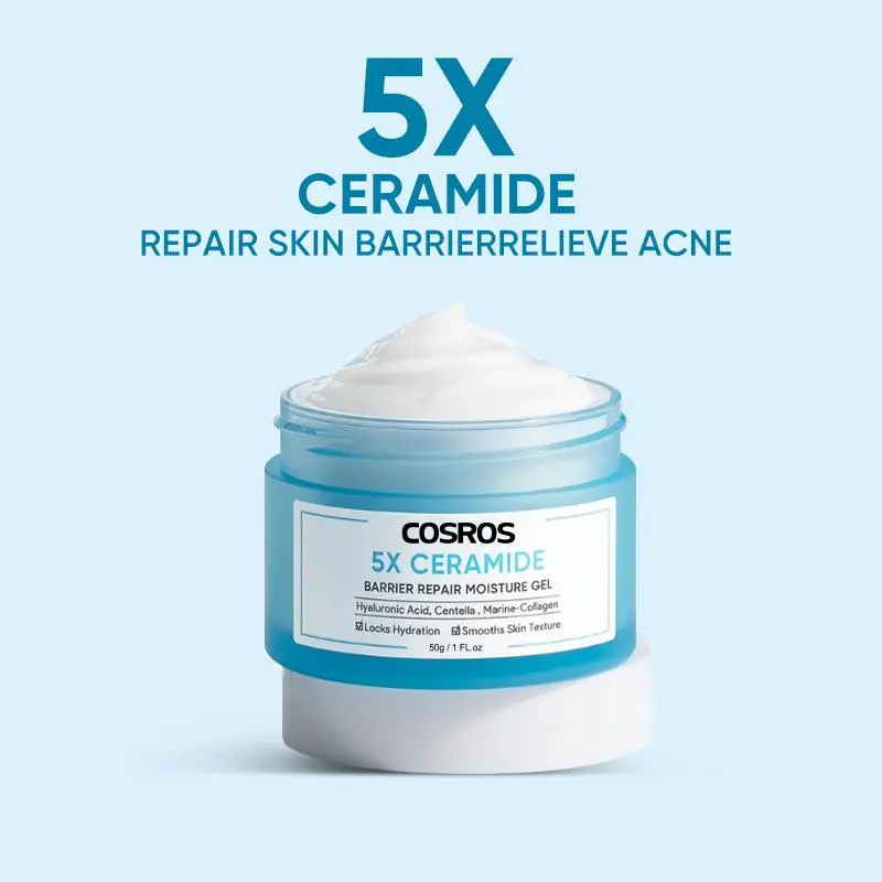 Cosros Skincare - Hydrating Moisturizer: Skin Repair & Comfort, 50g, Ceramide 5x Formula Hydrate Moisture