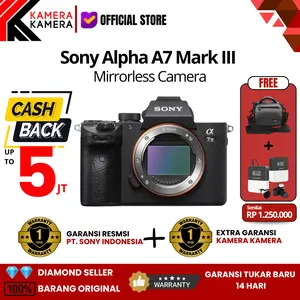 Sony Alpha a7 Mark III / A7 Mark 3 Body Only Kamera Mirrorless Garansi Resmi