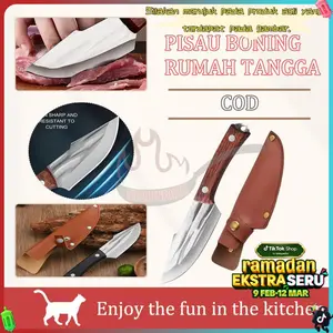 [SAMBUT AWAL TAHUN]Pisau Tulang Pisau Dapur Pisau Survival Pisau Daging Pisau Koki Pisau Jepang Super Tajam Outdoor Pisau Boning Camping