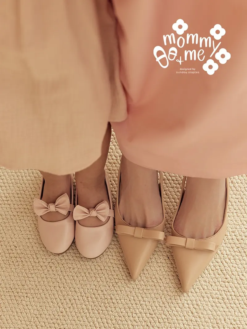 Sunday Staples Sable Ribbon Flats in Pink