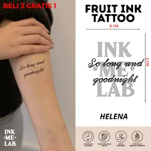 HELENA FRUIT INK TATTO 4x8cm BY INKME.LAB