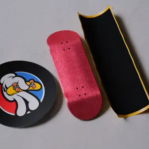 Deck / papan fingerboard (finger skateboard) kayu lebar 32mm panjang 100mm high concave