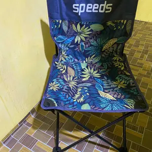 [BIRU] Speeds Folding Chair Kursi Lipat Portable Bahan Oxford Kursi Camping Outdoor Serbaguna Furnitur Berkemah Camping Furniture Indonesia 031-14