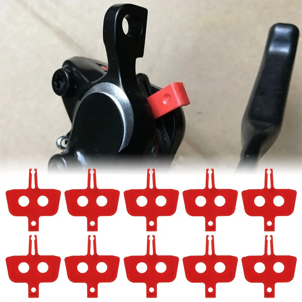 sportk 1/5pcs High Quality Red MTB Bike Parts Brake Pads Spacer Instert Bicycle Brakes Spacers Hydraulic Disc