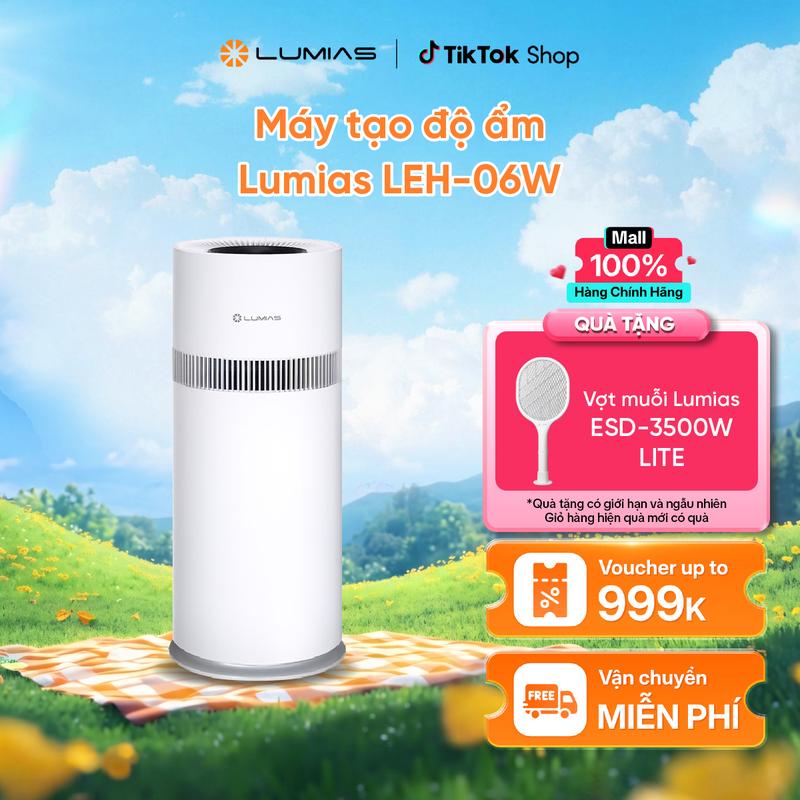 Máy tạo độ ẩm Lumias LEH-06W - 15W - Dung tích 10L