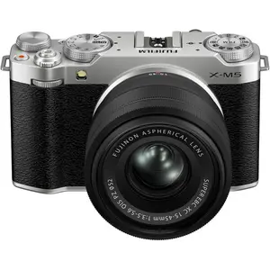 FUJIFILM X-M5 Mirrorless Camera with XC 15-45mm F3.5-5.6 Lens / Fuji XM5 kit XC 15-45mm Silver Garansi Resmi
