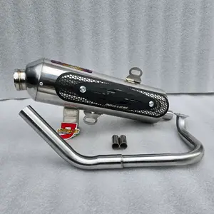 Knalpot Standar Racing 26-28mm Tameng Yin-Yang Original JIMSCO Vario Nmax Aerox PCX Beat Scoopy Mio Lexi Motorcycle Laser