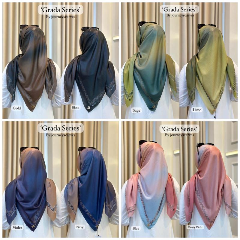 Segi Empat Motif ala JP Jorney Grada Gradasi Raya Mila Rainbow 4