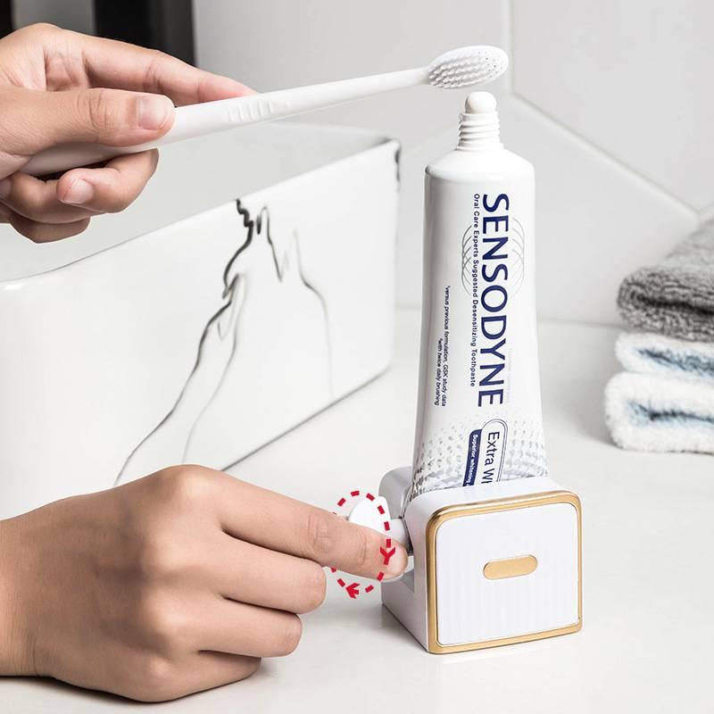 Product Introduction of Bathroom wall mounted toothpaste extruder toothbrush organizer toothpaste dispenser toothpaste squeezer toothpaste holder colgate dispenser for travel 10