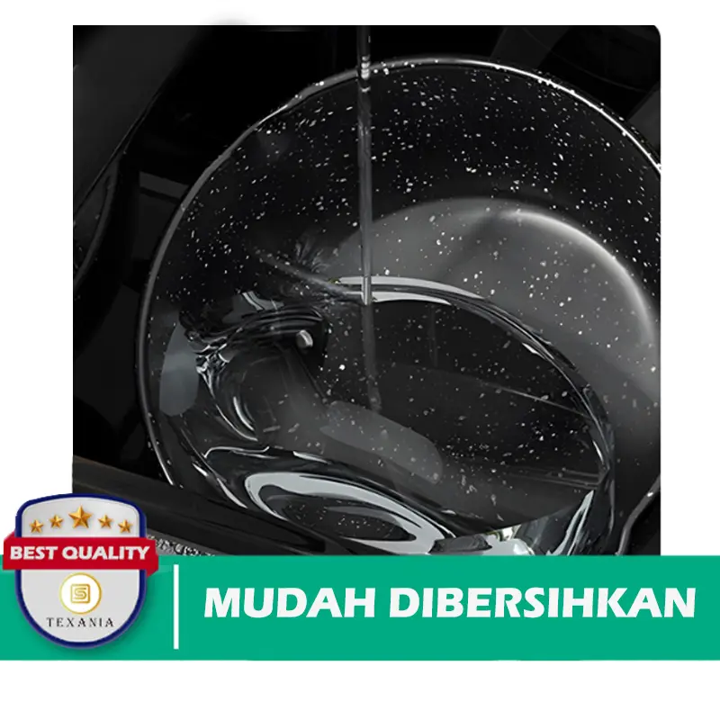 [Exclusive toko.masbi] TEXANIA Panci Mie Panci Susu Panci Soup Marble Warna Elegan Anti Lengket Sauce Pan Kitchenware 2