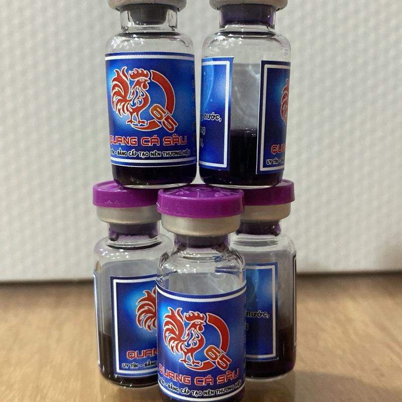 Chích Tím Quang Cá Sấu 1 ml giúp gà tăng bo tải cựa nuốt ói lì đòn cực đỉnh ko mất bến gà ... gà tre chích 0,1 gà nòi 0,2 ml trước khi biểu diễn 20 phút
