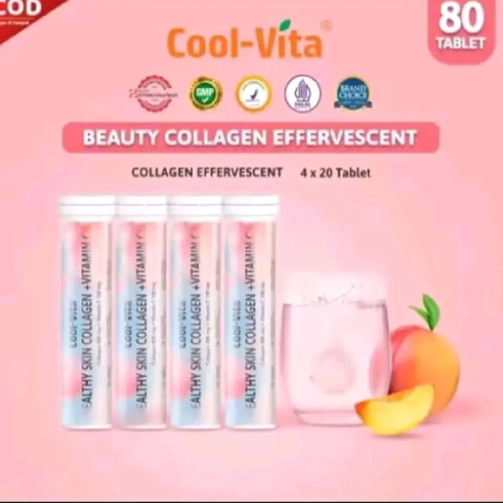 Coolvita beauty collagen 4 tube ( 20x4) jamin original 100% & Ready stock