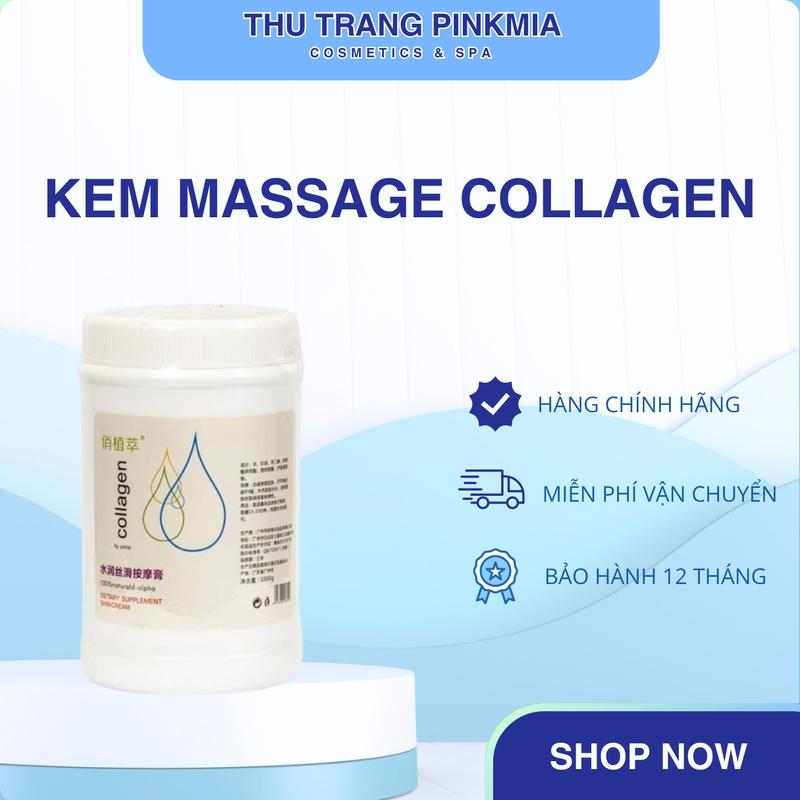   Hũ 1000g  Kem Massage Mặt CoIIagen Dùng Trong Spa Và TMV Collagen Skincare Làm Đẹp Da 