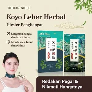 [2.0] Koyo Leher Herbal Ginger Patch Syal Terapi Sakit Leher Belakang Original
