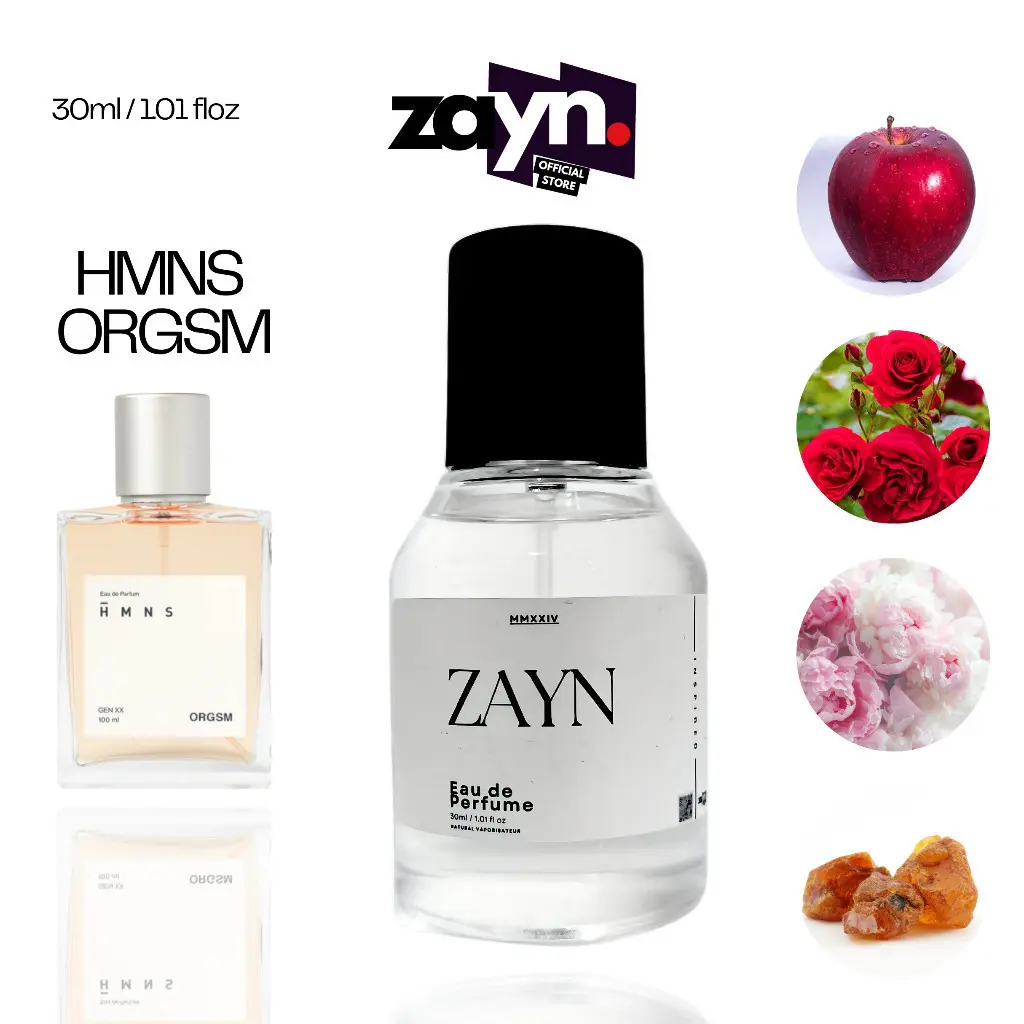 HMNS ORGSM inspired Zayn Pria Wanita Unisex Aroma Fresh Manis Mewah 35ml Perfume Elegant
