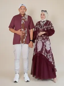 READY STOK Herfiza Sariimbit Dewasa Ceruty Mix Tile Premium M L XL XXL By Mumu Gamis Dewasa Bahan Ceruty Motif Full Furing Busui Friendly Lengan Karet Model 2 Leyer