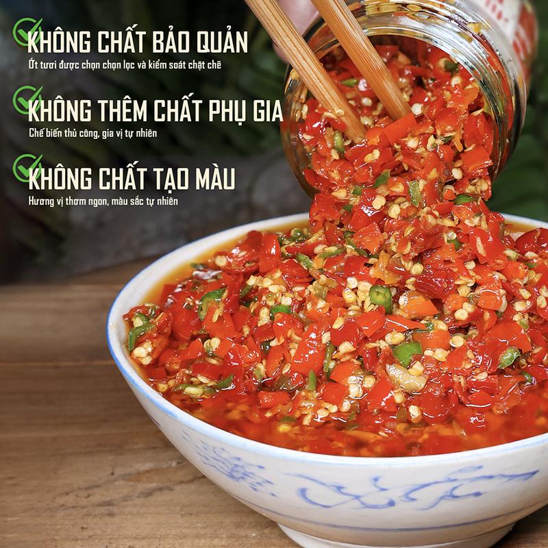 Ớt chưng Hồ Nam - Loại Cao Cấp - Gia Vị thơm cay đặc sản của tỉnh Hồ nam - Chỉ cần mở nắp là ăn được ngay - Bếp Trung Hoa Chuyên Các Món Ăn Kèm 2