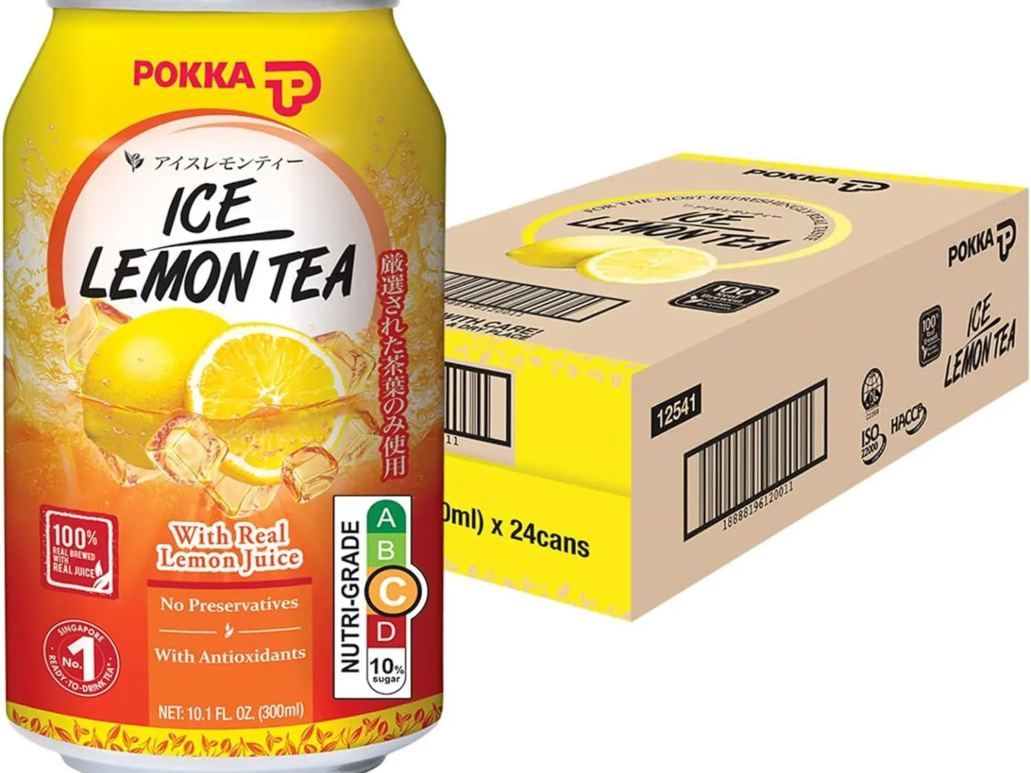 Pokka Ice Lemon Tea 300mlX24'S