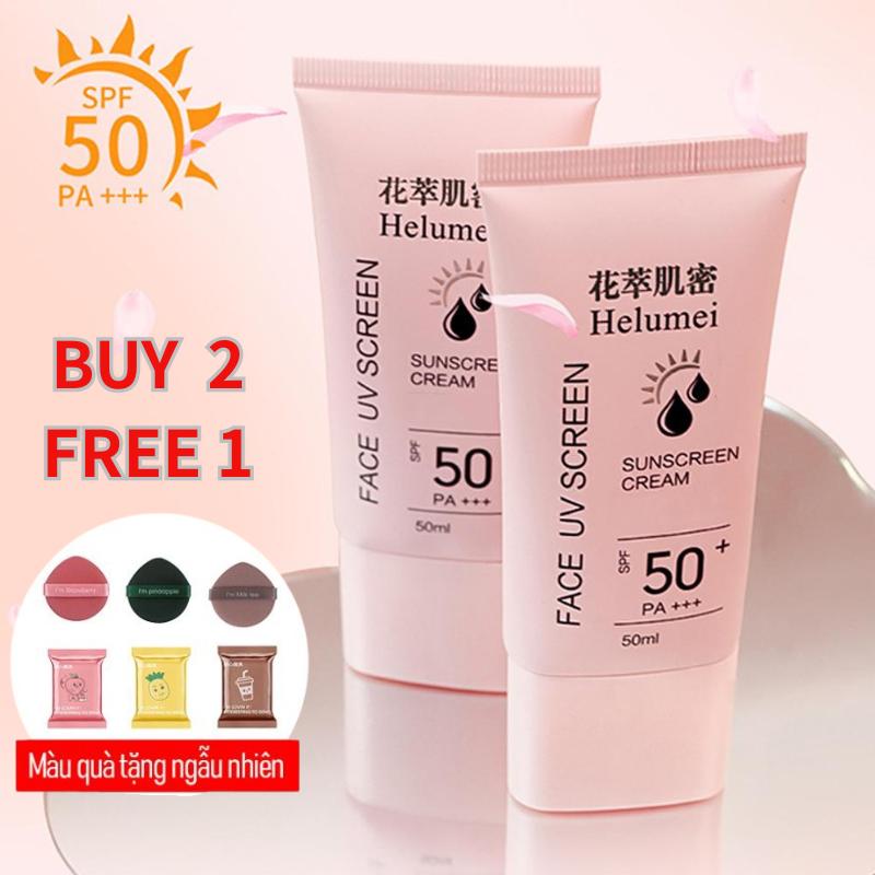 Kem Chống Nắng Chăm Sóc Da SPF 50 Dưỡng Ẩm Bảo Vệ Không Thấm Nước Lâu Trôi Kem Chống Nắng Cho Khuôn Mặt