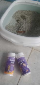 Product Review of Bye Bye Bau | Dr.Bulu - Deodorant Litter Box, Penghilang Bau Litter Box Kucing dan Anjing, Odor Remover Deodorizer from V**♍ 1