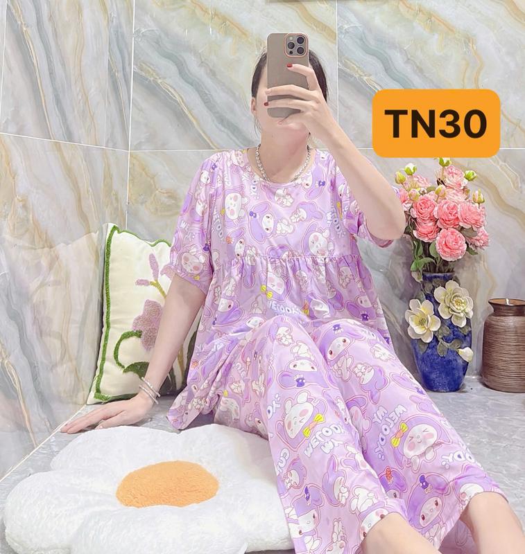 Bộ Lanh Nữ Bộ Tole Lanh Dài Babydoll Tay Búp Siêu Xinh VNXK F21 45-78kg
